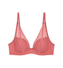 Load image into Gallery viewer, AURA SPOTLIGHT CONSIDERED PLUNGE BRA / Coral
