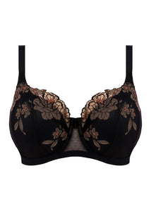 Elomi Teagan Padded Half Cup / Black - Almond