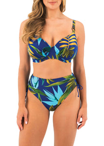 Pichola High Waist Bikini Brief Tropical Blue