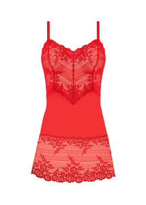 Embrace Lace Chemise / Equestrian Red