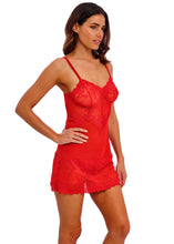 Load image into Gallery viewer, Embrace Lace Chemise / Equestrian Red
