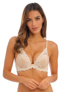 Embrace Lace / Plunge Bra/ Nude Ivory