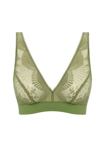 Wacoal Sensu Lace Bralette / Silk Green