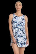Load image into Gallery viewer, Anchor Tie Side Swim Dress - Navy
