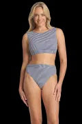 Load image into Gallery viewer, Summer Surf Mastectomy Crop Ink
