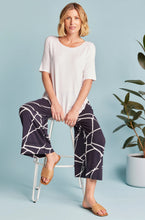 Load image into Gallery viewer, Culotte Resort Pant - Navy Marble
