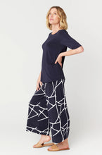 Load image into Gallery viewer, Culotte Resort Pant - Navy Marble
