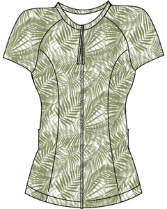 Lombok Short Sleeve Mast Rashie - White