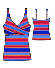 Load image into Gallery viewer, BAKU Trinidad D-E Cup Wrap Singlet Top
