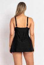 Load image into Gallery viewer, Cosmo Mesh Ruffle Swim Dress One Piece
