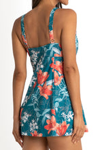 Load image into Gallery viewer, Lily Garden Mesh Ruffle Swim Dress
