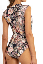 Load image into Gallery viewer, SHILOH SEASPORT CAP SLEEVE ONE PIECE - INK
