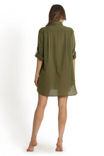 Load image into Gallery viewer, Resort Button Through Shirt - Khaki

