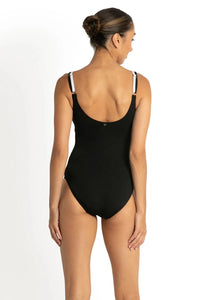 Pool Scoop Tank One Piece - Black