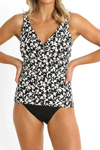 Soho Scoop Singlet Black Print