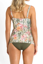 Load image into Gallery viewer, Mai Tai F-G Ruched Singlet - Khaki
