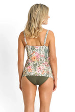 Load image into Gallery viewer, Mai Tai F-G Ruched Singlet - Khaki
