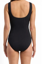 Load image into Gallery viewer, Sky High Mesh High Neck Mastectomy One Piece - Black
