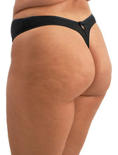 Load image into Gallery viewer, Elomi Teagan Thong / Black - Almond
