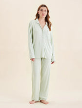 Load image into Gallery viewer, Kate Modal Soft Full Length PJ Set / Green Tea
