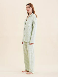 Kate Modal Soft Full Length PJ Set / Green Tea