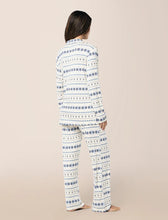 Load image into Gallery viewer, Kate Modal Soft Full Length Pj Set / Winter Blue Fairaisle
