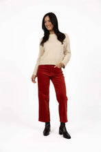 Load image into Gallery viewer, Va Va Velour Pant / Rust
