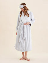 Load image into Gallery viewer, Plush Sherpa Robe &amp; Sleep Mask - Grey
