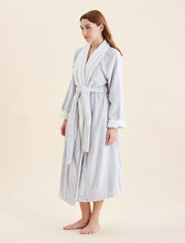 Load image into Gallery viewer, Plush Sherpa Robe &amp; Sleep Mask - Grey
