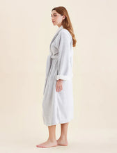 Load image into Gallery viewer, Plush Sherpa Robe &amp; Sleep Mask - Grey
