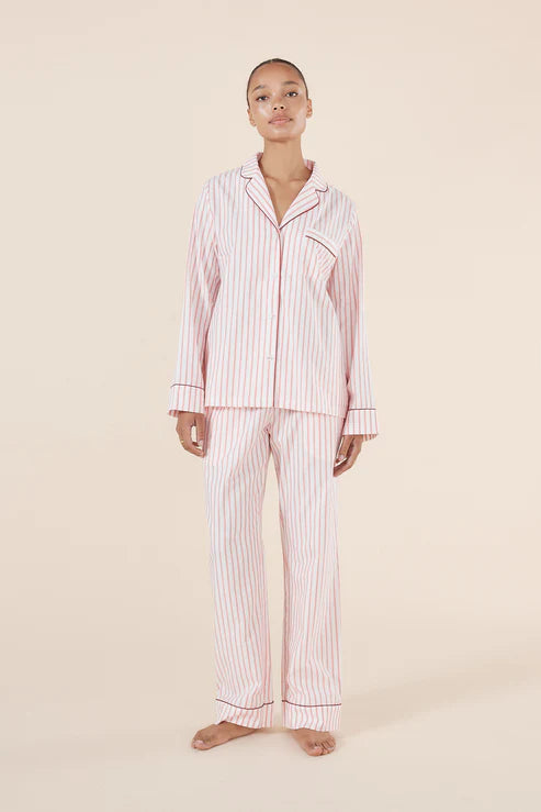 Octavia Cotton Stripe PJ set
