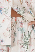 Load image into Gallery viewer, Maeve Botanical Print Satin PJ set
