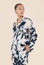 Load image into Gallery viewer, Ivy Silky Satin PJ Set Navy
