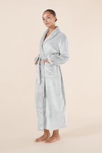 Load image into Gallery viewer, Desiré Grey Long Plush Robe
