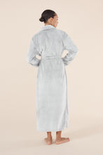 Load image into Gallery viewer, Desiré Grey Long Plush Robe
