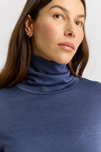 Load image into Gallery viewer, Turtle Neck Merino Tee / Galaxy
