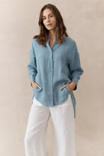 Load image into Gallery viewer, Boyfriend Shirt / Pacific Blue
