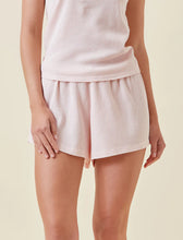 Load image into Gallery viewer, Claire Soft Cotton Waffle Boxer PJ Set / Pearl Blush
