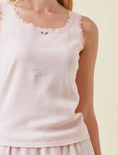 Load image into Gallery viewer, Claire Soft Cotton Waffle Boxer PJ Set / Pearl Blush
