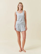 Load image into Gallery viewer, Claire Soft Cotton Waffle Boxer PJ Set / Sage
