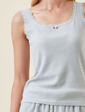 Load image into Gallery viewer, Claire Soft Cotton Waffle Boxer PJ Set / Sage
