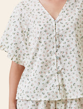 Load image into Gallery viewer, Swiss Dot Frill Boxer PJ Set
