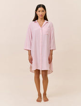 Load image into Gallery viewer, Sabine Seersucker Stripe Nightshirt
