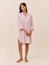 Load image into Gallery viewer, Sabine Seersucker Stripe Nightshirt
