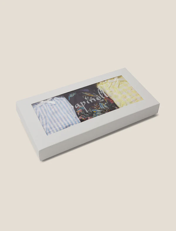 Knicker 3 Pack (Layla, Sabrina Stripe, Gingham Butter)
