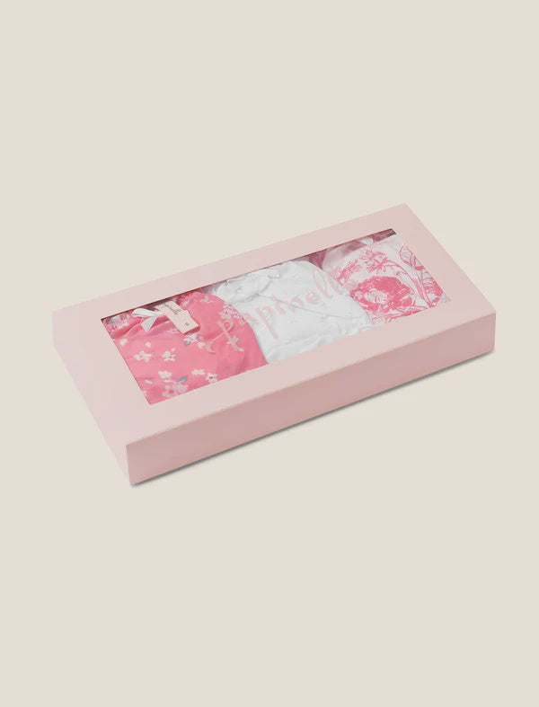 Knicker 3 Pack (Swiss Dot, Toile De Jouy, Cheri Blossom Pink Lemonade)