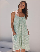 Load image into Gallery viewer, Seersucker Strappy Nightie
