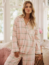 Load image into Gallery viewer, Organic Cotton Plaid Cosy PJ
