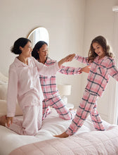 Load image into Gallery viewer, Super Soft Brushed Herringbone PJ Set - Parfait Pink
