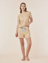 Load image into Gallery viewer, Carly Organic Knit Boxer PJ Set Honey Yellow
